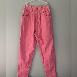 Vintage Pink Wrangler Jeans Size 7 Juniors.  Pleated front.